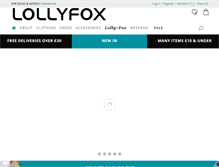 Tablet Screenshot of lollyfox.com